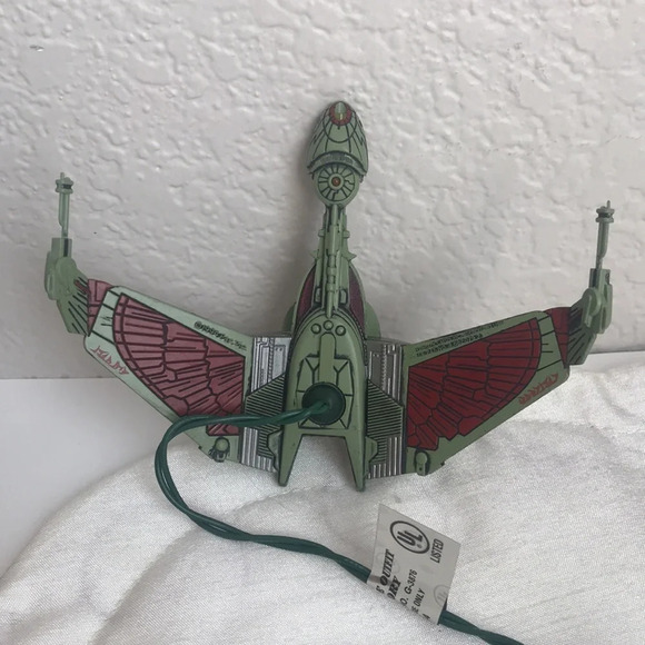 Star Trek Klingon Bird of Prey Christmas Ornament - Picture 4 of 6